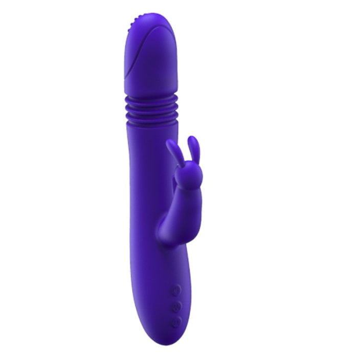 Vibrador Vai e Vem com Estimulador de Clitóris  com Aquecimento Recarregável Cod. BC 1068 - Image 2