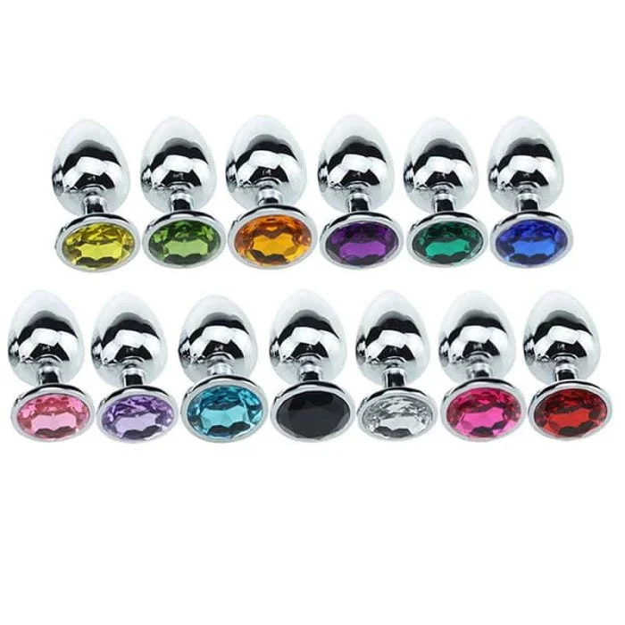 Plug Anal com Cristal Brilhante (P) Cod. BJ 10001