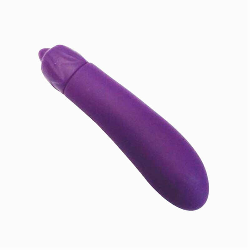Vibrador Beringela Vibração Única a Pilha Cod. XN 1019 - Imagem 2