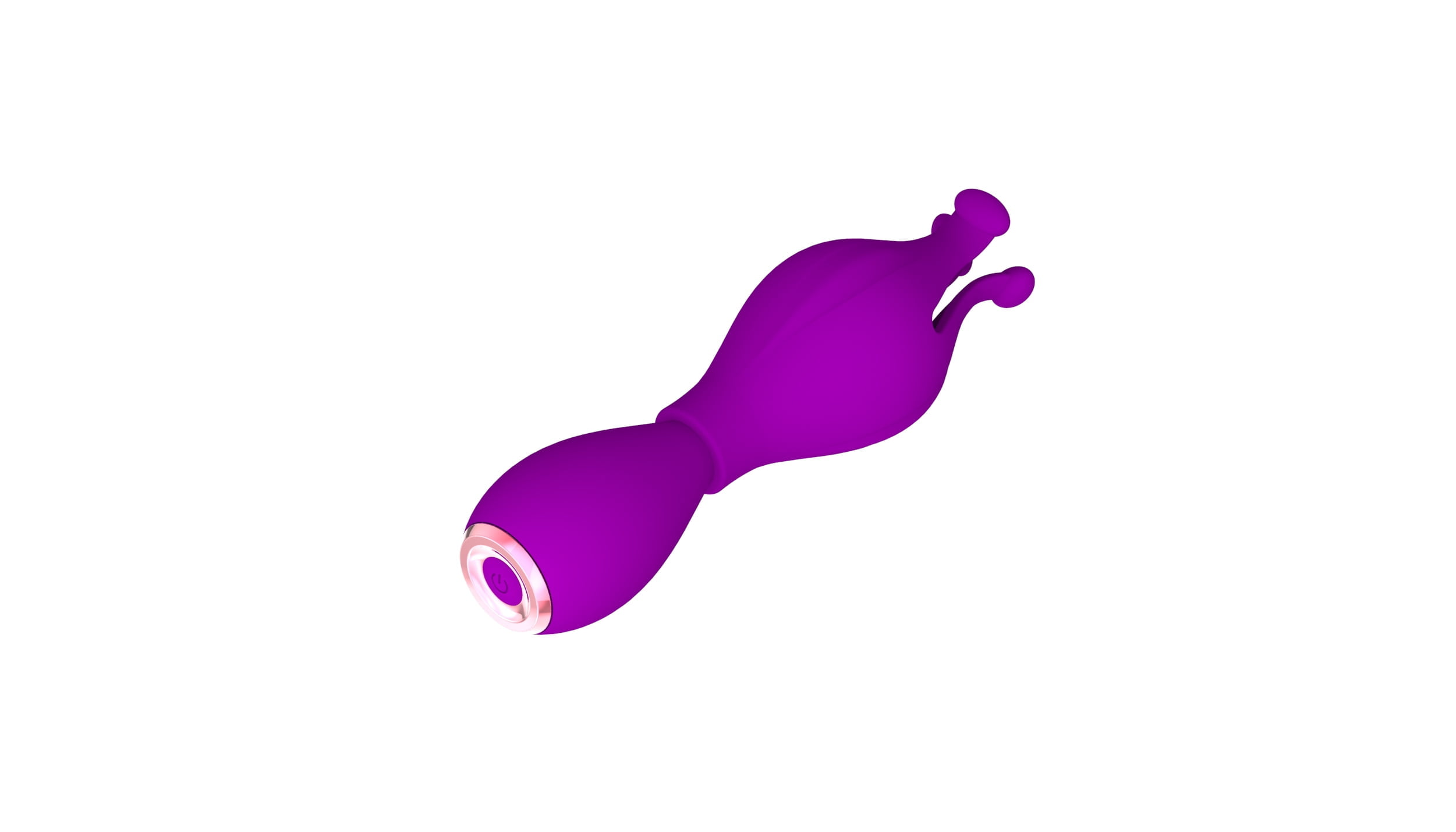 Kit Vibrador Personal com 5 Peças 10 Modos de Vibração Recarregável Cod. XH 1006 - Imagem 5