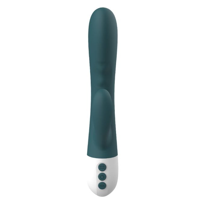 Vibrador com Estimulador de Clitóris com Aquecimento e 12 Modos de Vibração Cod. BC 1075