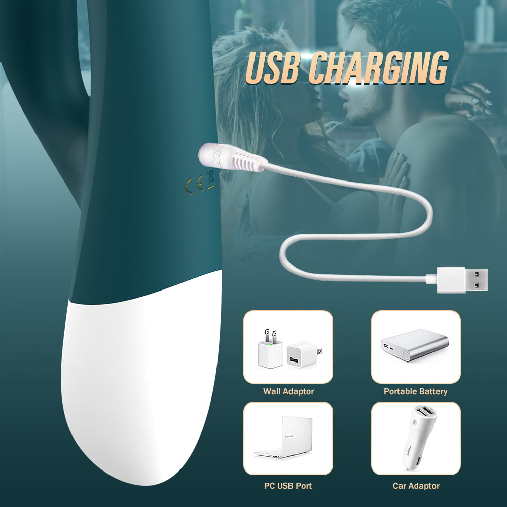 Vibrador com Estimulador de Clitóris com Aquecimento e 12 Modos de Vibração Cod. BC 1075 - Imagem 2