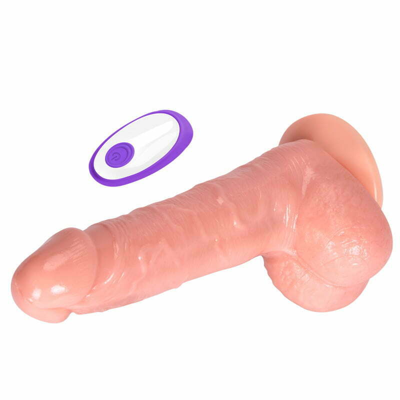 Prótese Rotativa com 7 Modos de Vibração Recarregável  19,5cm x 6,5cm Cod. XM 1011 - Imagem 2