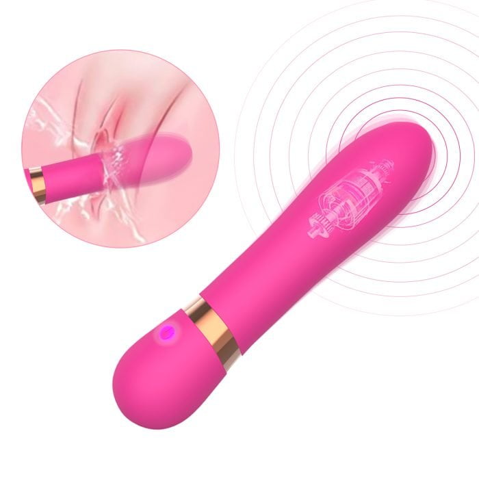 Vibrador de Ponto G com 10 Modos de Vibração Recarregável Cod. XJ 1028