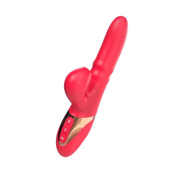 L&B--Vibrador de Clitóris com 3 Modos de Vibração e Sucções e Anel Vai e Vem Recarregável Cod. XE 1010