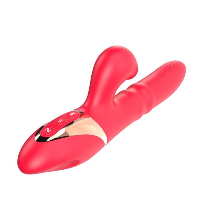 L&B--Vibrador de Clitóris com 3 Modos de Vibração e Sucções e Anel Vai e Vem Recarregável Cod. XE 1010 - Image 2