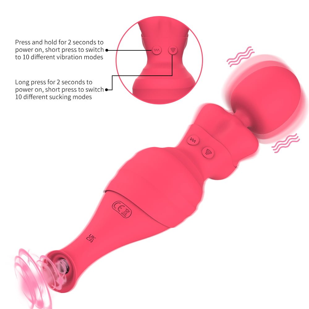 Vibrador Formato Boneca com 10 Modos de Vibração e Pulsação Recarregável Cod. XJ 1016 - Imagem 4