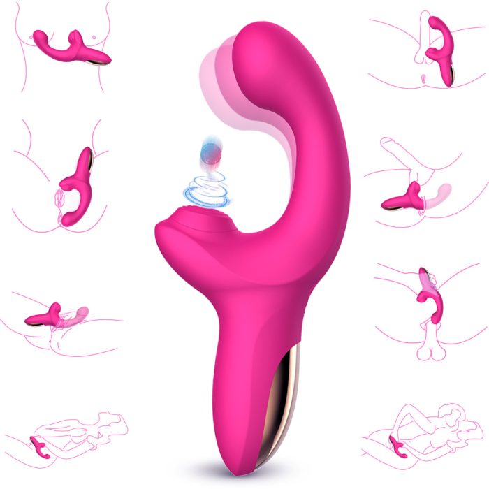 Vibrador com 10 Modos de Vibração e Pulsação com Movimento de Dedo Recarregável Cod. XJ 1015 - Image 3