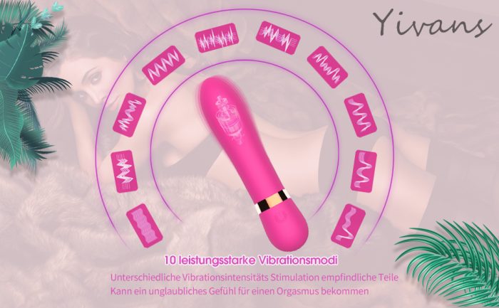 Vibrador de Ponto G com 10 Modos de Vibração Recarregável Cod. XJ 1028 - Image 4