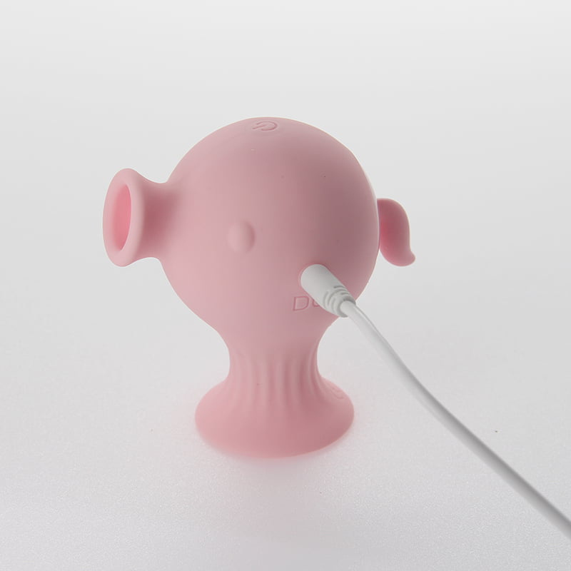 Estimulador de Clitóris Cavalo Marinho com língua e 12 Modos de Vibração e Sucção Recarregável Cod. BB 1003 - Imagem 2