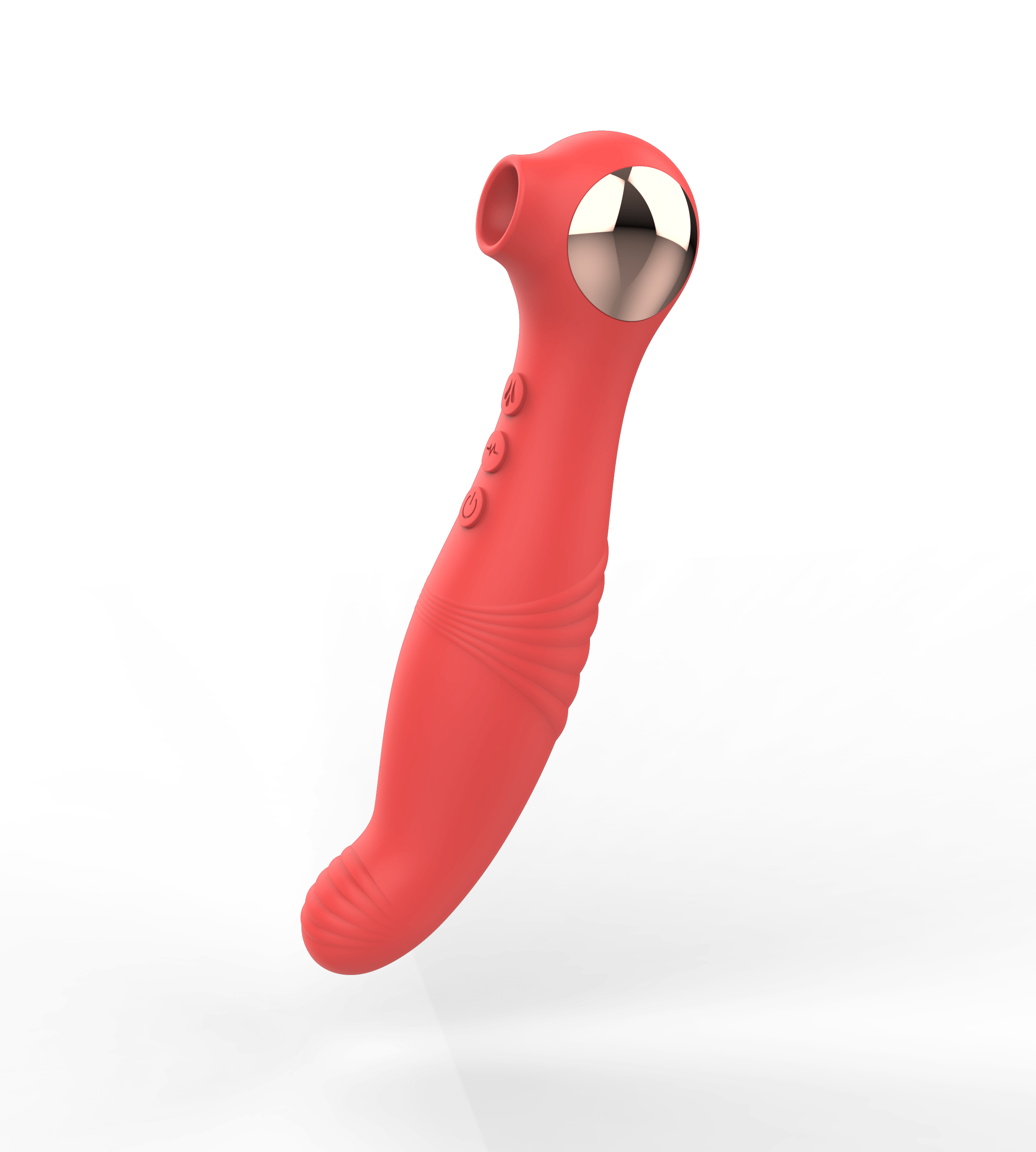 Vibrador Duplo com 12 Modos de Vibração e Pulsação  Recarregável Cod. BA1030 - Imagem 5