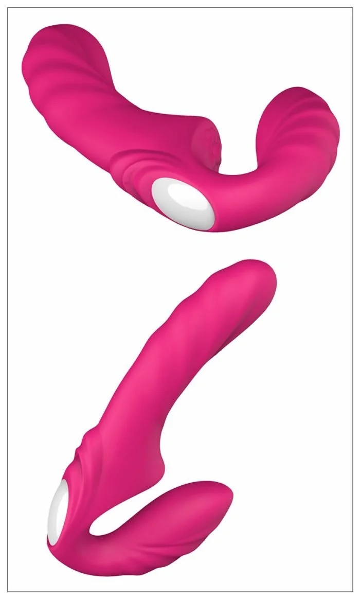Vibrador de Casal Feminino com 12 Modos de Vibração Recarregável Cod. BA1032 - Image 4