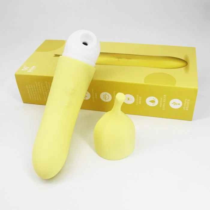 Pulsador do Clitóris Formato Banana com 7 Modos de Pulsação Recarregável Cod. XE 1013 - Imagem 2
