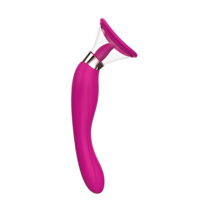 Vibrador com Língua e 4 Modos de Sucção e Vibração Recarregável Cod. XE 1007