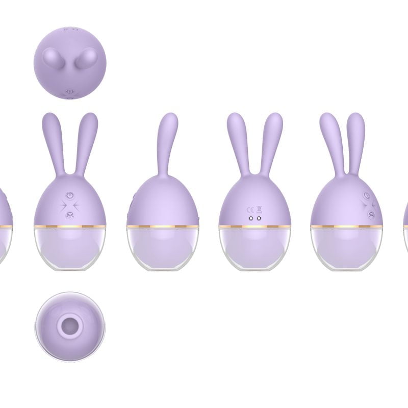 Pulsador de Clitóris Coelhinho com 10 Modos de Pulsação Recarregável Cod. XQ 1002