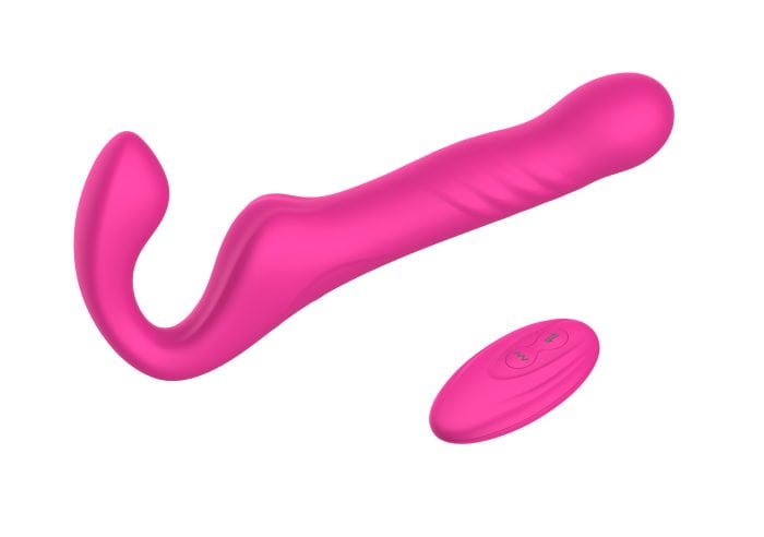 Vibrador de Casal Feminino com 10 Modos de Vai e Vem Recarregável Cod. XQ 1007