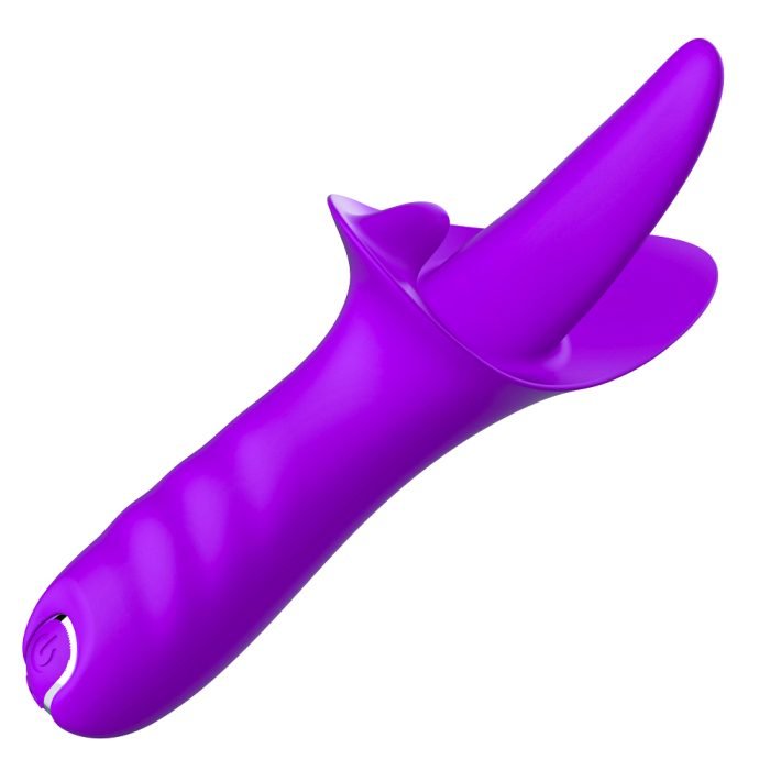 Vibrador de Clitóris com Língua e 10 Modos de Vibração Recarregável Cod. XH 1014 - Image 2