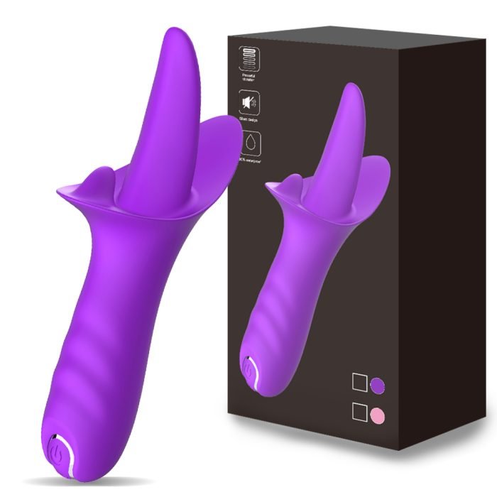 Vibrador de Clitóris com Língua e 10 Modos de Vibração Recarregável Cod. XH 1014