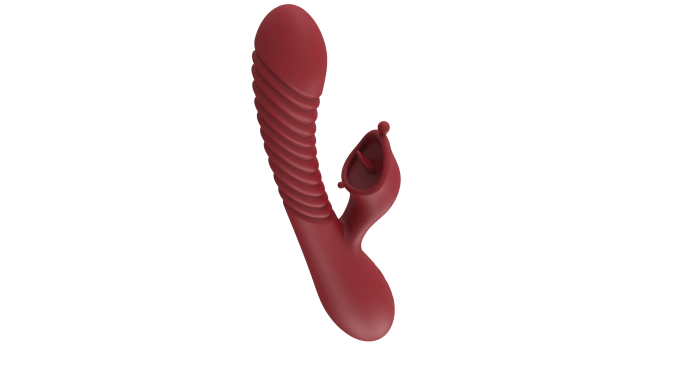 Vibrador com Estimulador de Clitóris e 10 Modos de Vibração Recarregável Cod. XS 1019