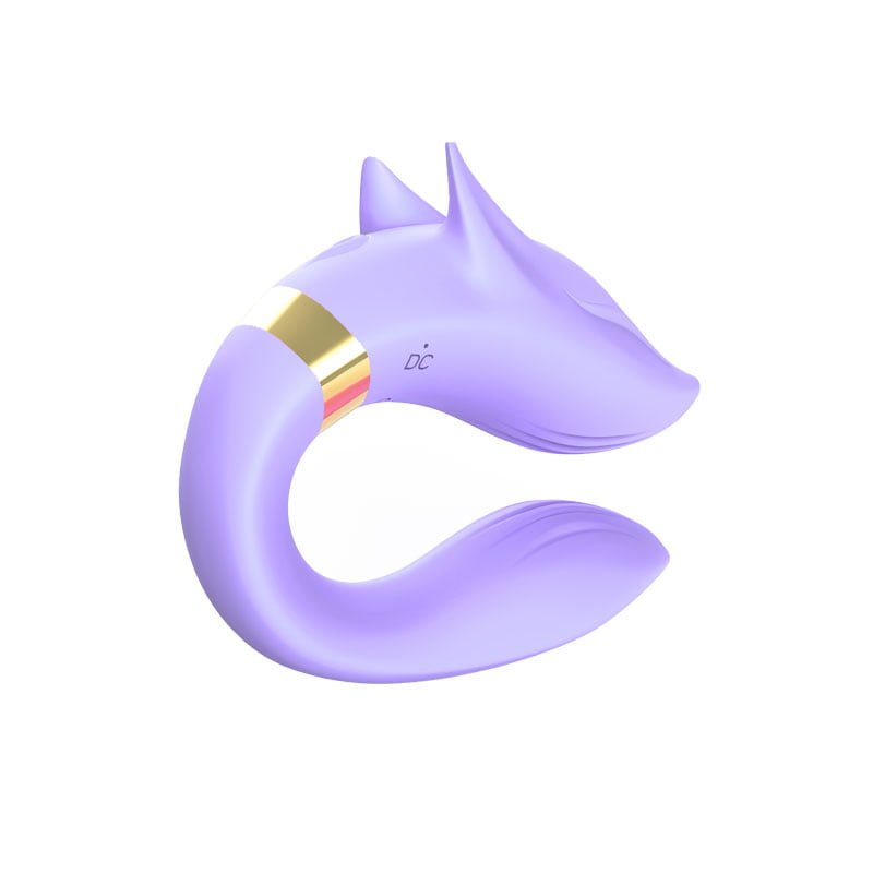 L&B--Vibrador Formato Lobo com 9 Modos de Vibração Recarregável Controle Remoto Cod. BY10037 - Imagem 2