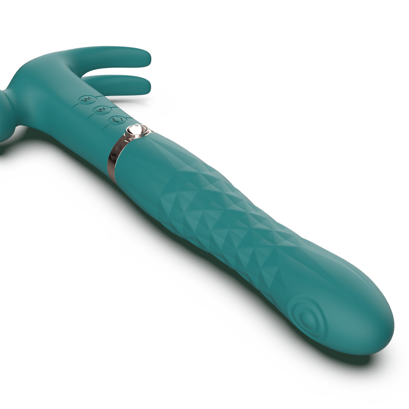 Vibrador Formato Martelo com 24 Modos de Vibração Recarregável Cod. BD 1004