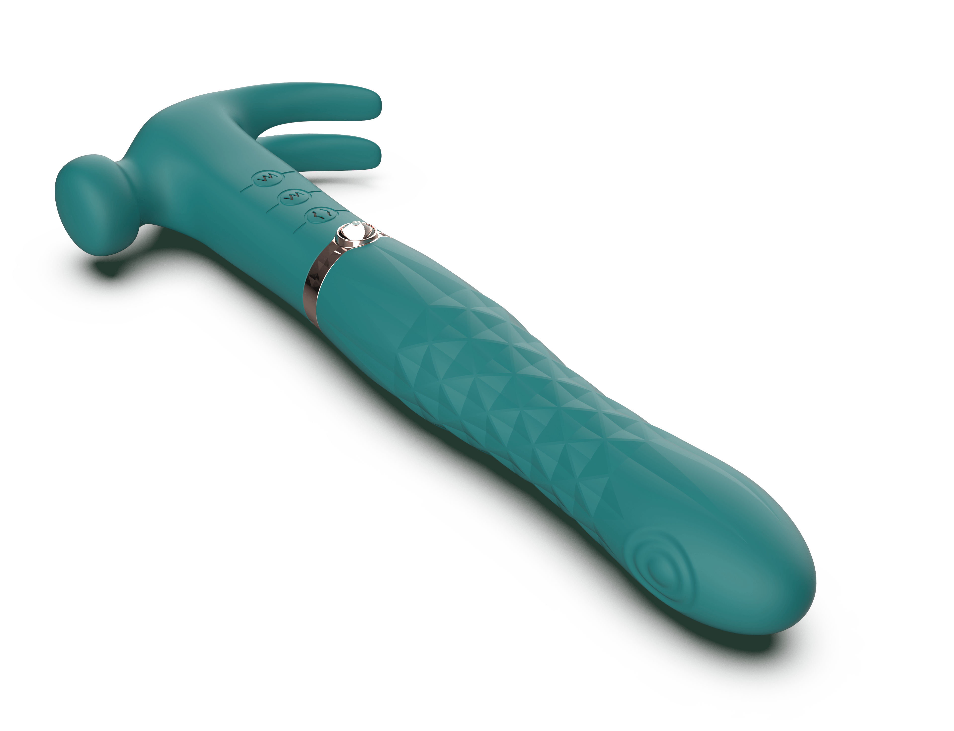 Vibrador Formato Martelo com 24 Modos de Vibração Recarregável Cod. BD 1004