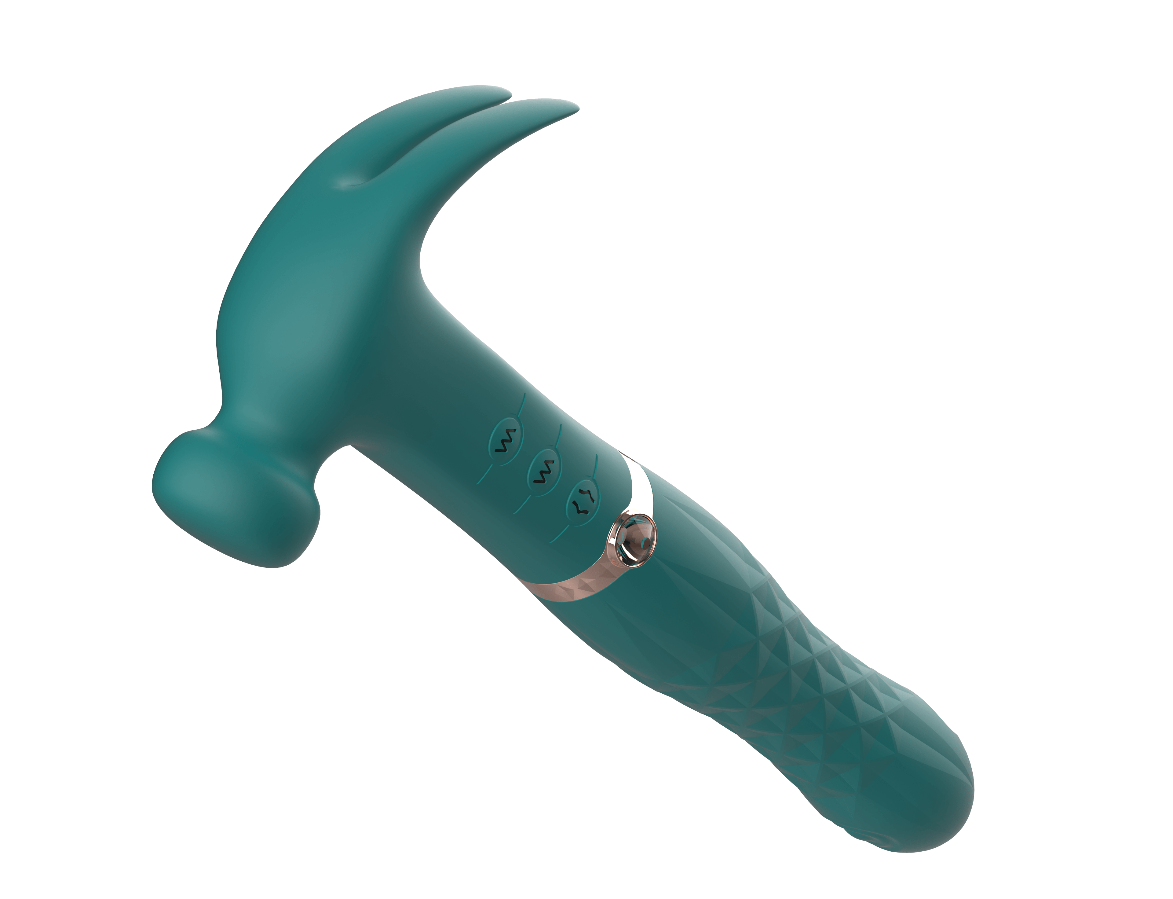 Vibrador Formato Martelo com 24 Modos de Vibração Recarregável Cod. BD 1004 - Imagem 2