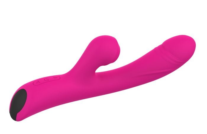 Vibrador com Estimulador de Clitóris e com 10 Modos de Pulsação e Vibração Recarregável Cod. XH 1021 - Image 3