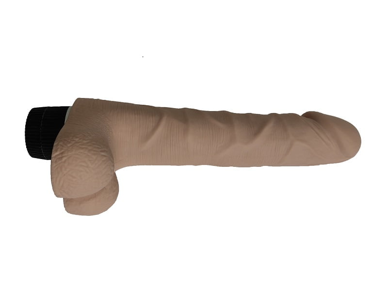 Prótese com Vibração Unica a Pilha 23cm x 4,2cm Cod. XM 1018 - Imagem 3