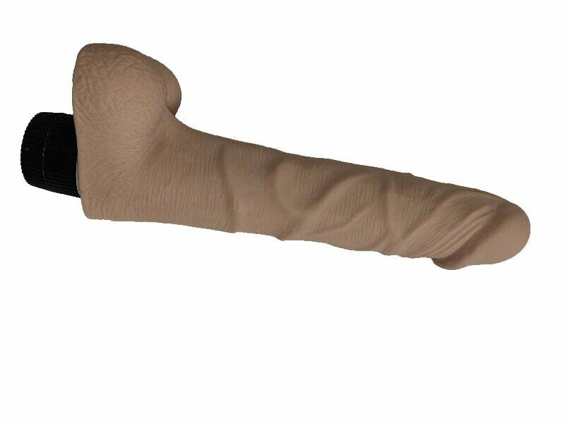 Prótese com Vibração Unica a Pilha 23cm x 4,2cm Cod. XM 1018 - Imagem 2