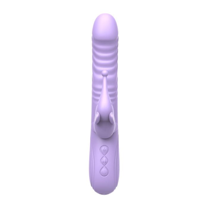 Vibrador com Estimulador de Clitóris com 10 Modos de Vibração Vai e Vem Recarregável Cod. BH 1045 - Image 4