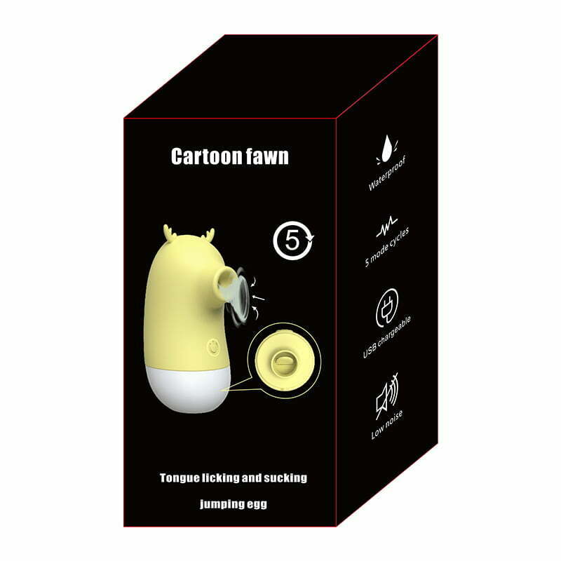 Pulsador de Clitóris Alce com Língua com 5 Modos de Pulsação Recarregável Cod. BH 1046 - Imagem 2