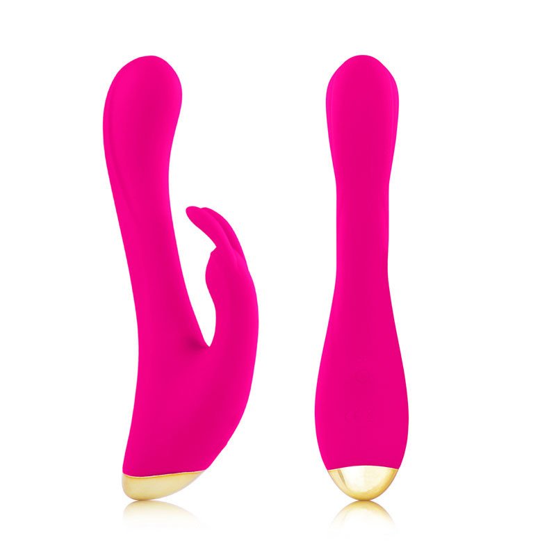 Vibrador com Estimulador de Clitóris e 7 Modos de Vibração Recarregável Cod. BX 1040
