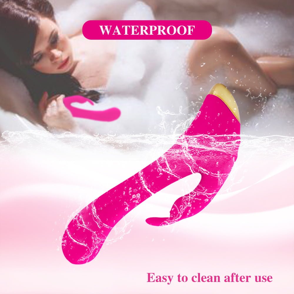 Vibrador com Estimulador de Clitóris e 7 Modos de Vibração Recarregável Cod. BX 1040 - Imagem 3