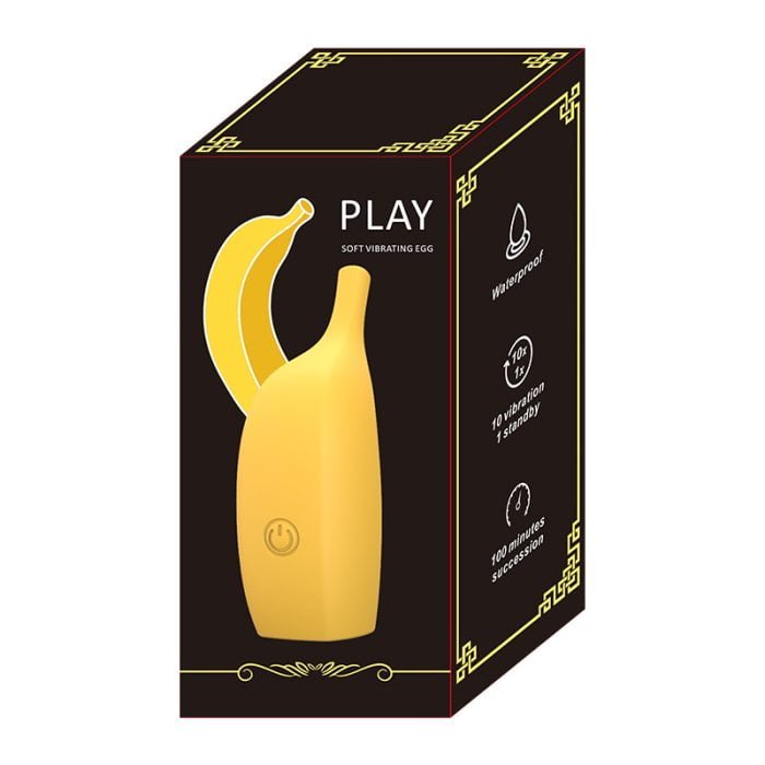 Vibrador Personal Formato Banana com 21 Modos de Vibração Recarregável Cod. BH 1051