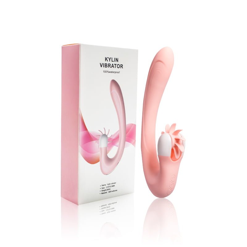 Vibrador com Estimulador de Clitóris com 20 Modos de Vibração Recarregável Cod. BH 1042