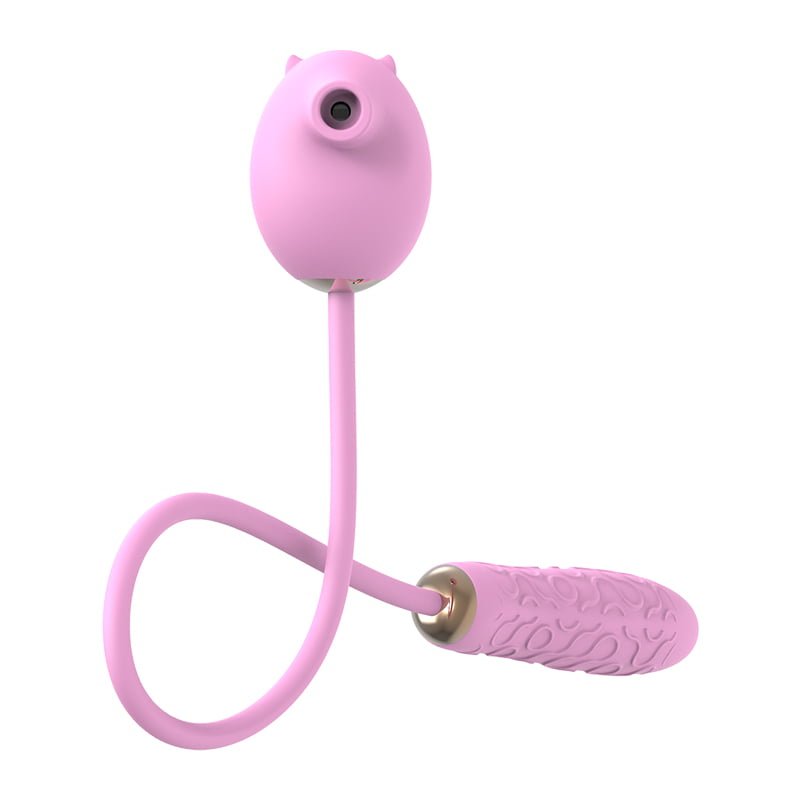 Vibrador Bichinho com Estimulador de Clitóris com 7 Modos de Vibração e Pulsação Recarregável Cod. BH 1058