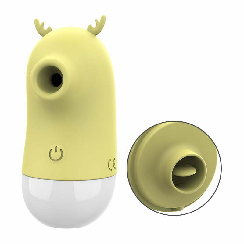 Pulsador de Clitóris Alce com Língua com 5 Modos de Pulsação Recarregável Cod. BH 1046 - Imagem 5