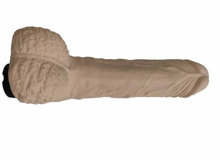 Prótese com Vibração Única a Pilha 21cm x 4cm Cod. XM 1020 - Imagem 2