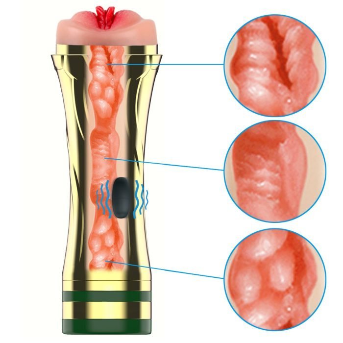 Masturbador Lanterna Masculino Formato de Vagina a Pilha - Taça da Copa Cod. XV 1025 - Image 4
