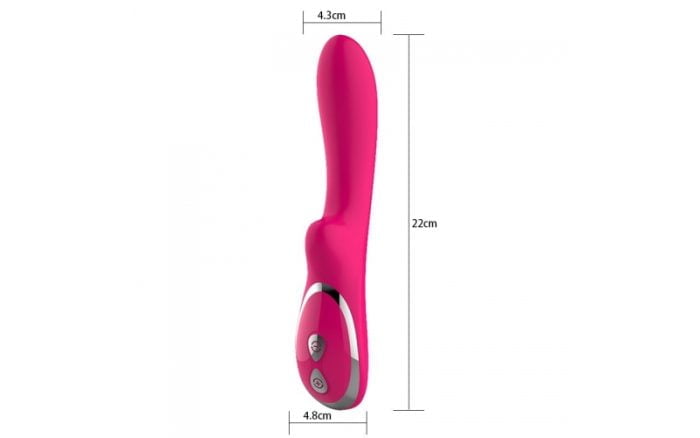 Vibrador com Estimulador de Clitóris com 10 Modos de Vibração Recarregável Cod. XN 1031 - Image 3