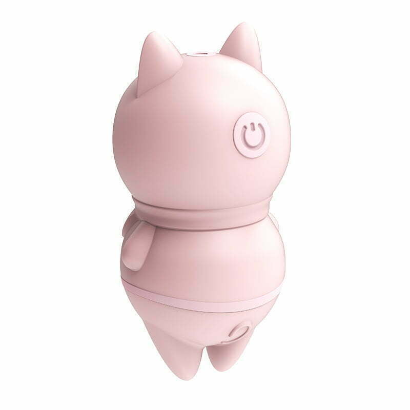 Vibrador Formato Gatinho com Língua Recarregável Cod. XK 1011 - Imagem 4