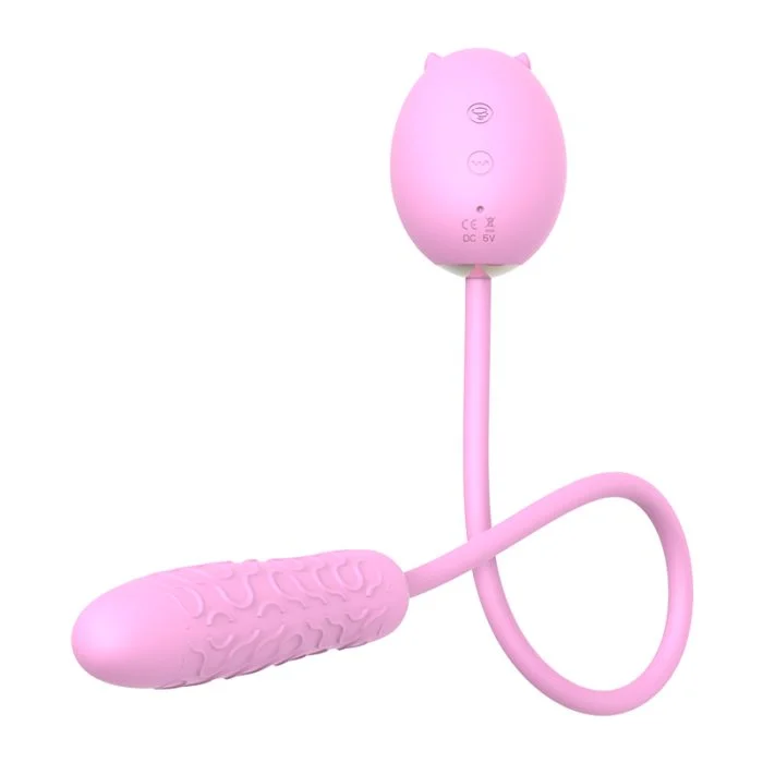 Vibrador Bichinho com Estimulador de Clitóris com 7 Modos de Vibração e Pulsação Recarregável Cod. BH 1058 - Image 4