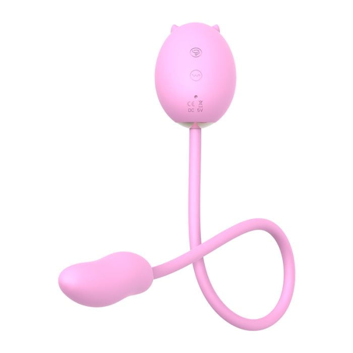 Vibrador e Estimulador de Clitóris Bichinho com 7 Modos de Vibração e Sucção Recarregável Cod. BH 1057 - Image 3