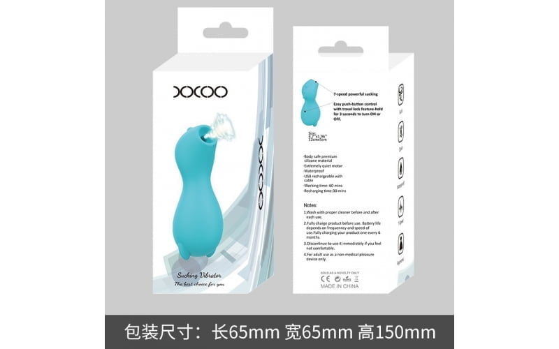 Pulsador de Clitóris Formato Dinossauro com 10 Modos de Pulsação Recarregável Cod. XN 1027 - Imagem 3