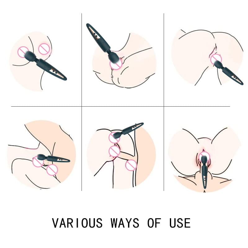 Massageador Varinha Magica com 10 Modos de Vibração Recarregável Cod. BX 1033 - Imagem 3