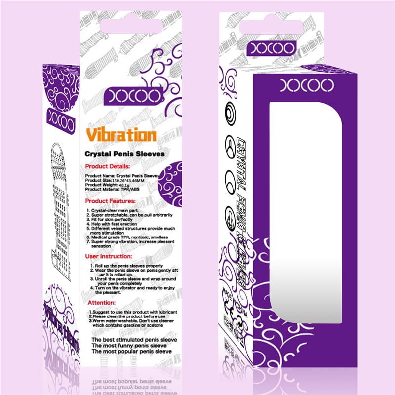 Capa Peniana Transparente com Vibração Única a Bateria Cod. XN 1028 - Imagem 2