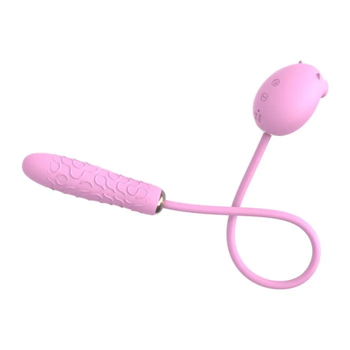 Vibrador Bichinho com Estimulador de Clitóris com 7 Modos de Vibração e Pulsação Recarregável Cod. BH 1058 - Image 3