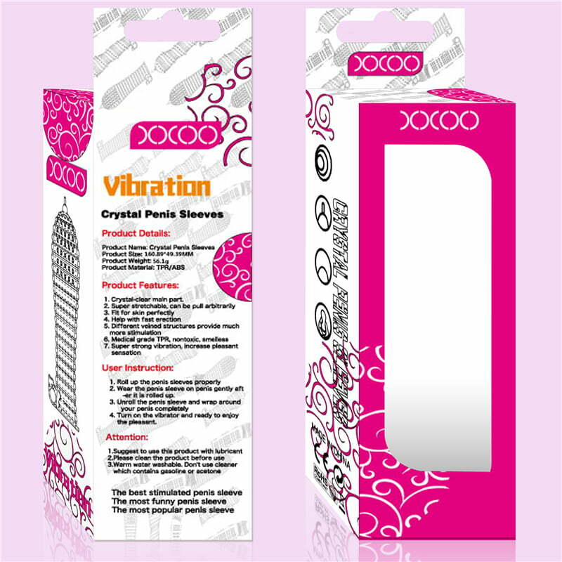 Capa Peniana Transparente Texturizada a Bateria Cod. XN 1030 - Imagem 3