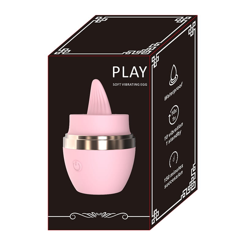 Estimulador de Clitóris com Língua e 10 Modos de Vibração Recarregável Cod. BH 1043